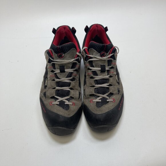 Mammut Redburn Low Gore-Tex Approach Shoes Men Size 8.5 US Grey Red Hiking Read - Picture 5 of 16